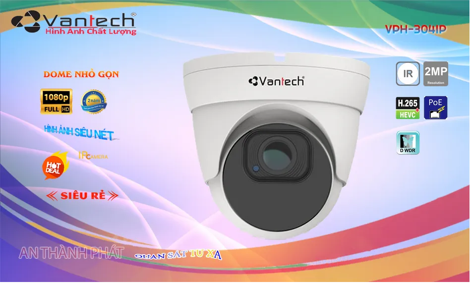 VPH-304IP Camera  VanTech Sắt Nét ✓