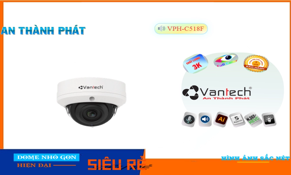 Camera VanTech đang khuyến mãi VPH-C518F,Giá VPH-C518F,VPH-C518F Giá Khuyến Mãi,bán VPH-C518F, IP VPH-C518F Công Nghệ