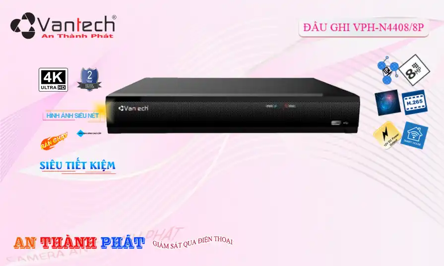 Đầu Thu VPH-N4408/8P VanTech