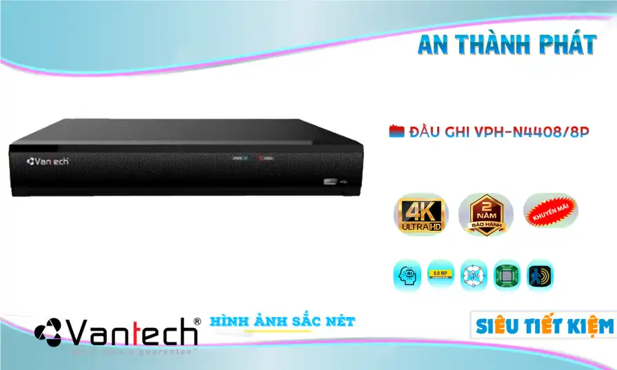 Đầu Thu VPH-N4408/8P VanTech
