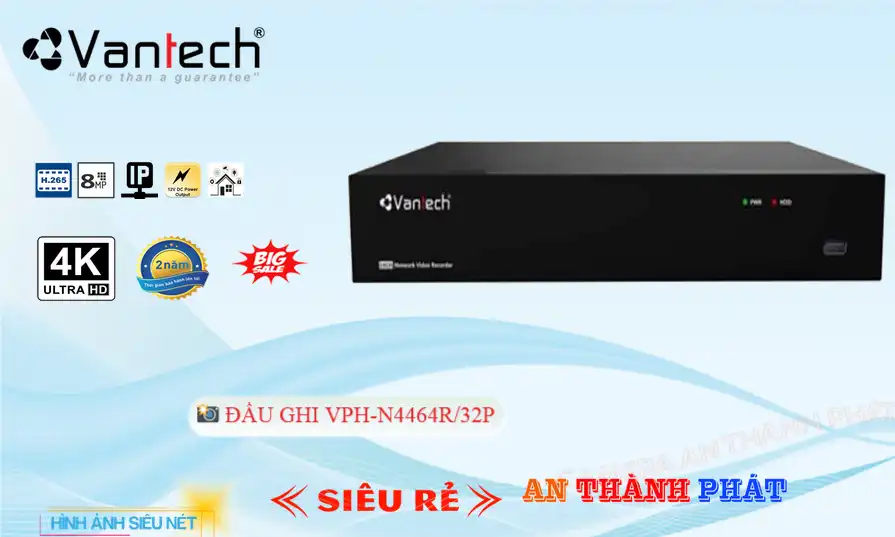 Đầu Thu Vantech VPH-N4464R/32P Đầu Thu Vantech VPH-N4464R/32P
