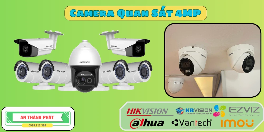 camera quan sát  4mp chất lượng cao thông minh chất lượng cao 