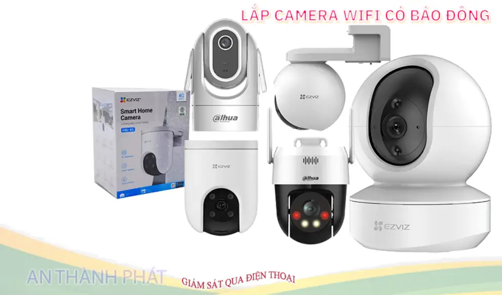 lắp camera quan sát báo động Imou chống trộm