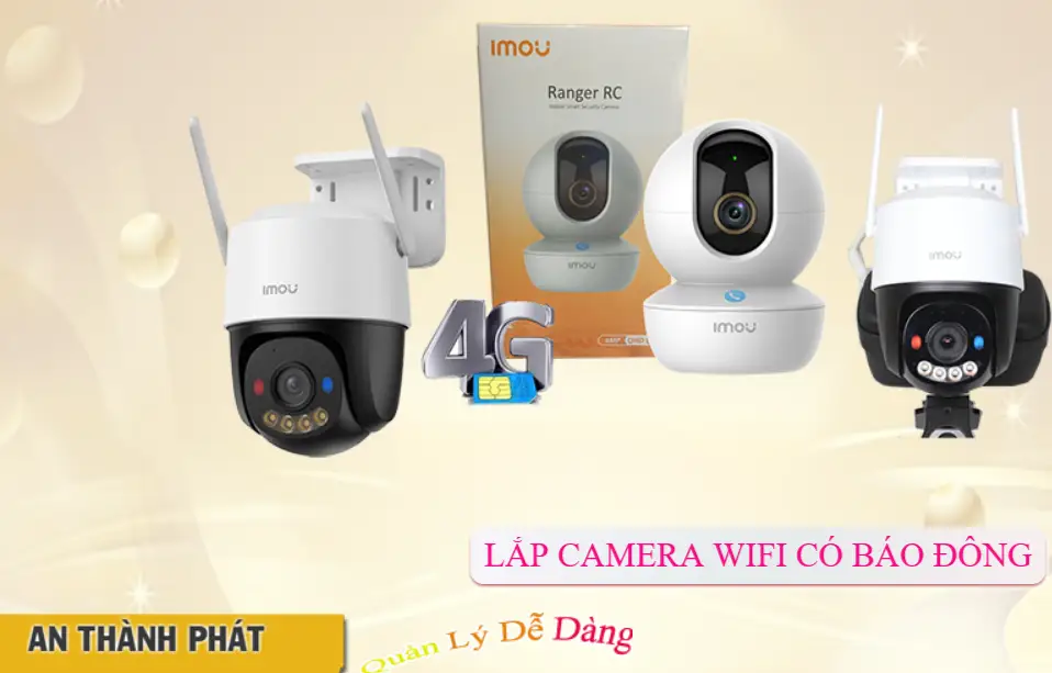 LẮP CAMERA WIFI CÓ BÁO ĐỘNG CHỐNG TRỘM