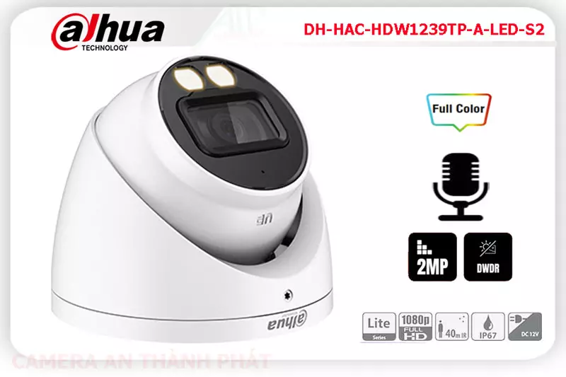 Camera dahua DH-HAC-HDW1239TP-A-LED-S2,DH-HAC-HDW1239TP-A-LED-S2 Giá Khuyến Mãi, HD Anlog DH-HAC-HDW1239TP-A-LED-S2 Giá