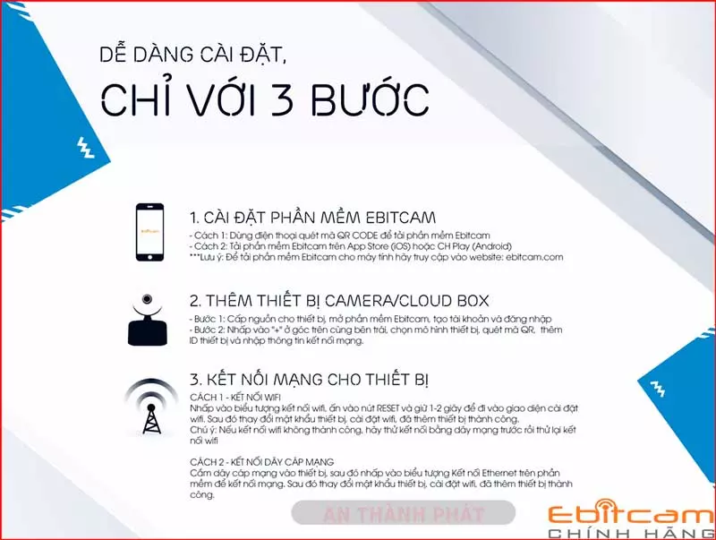 Camera wifi EBITCAM E3