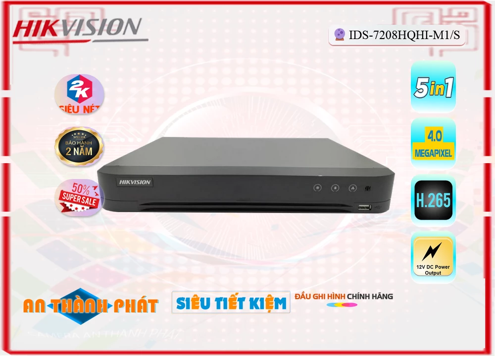 Đầu Ghi Hình Hikvision DS-7208HQHI-M1/S,thông số iDS-7208HQHI-M1/S,iDS 7208HQHI M1/S,Chất Lượng