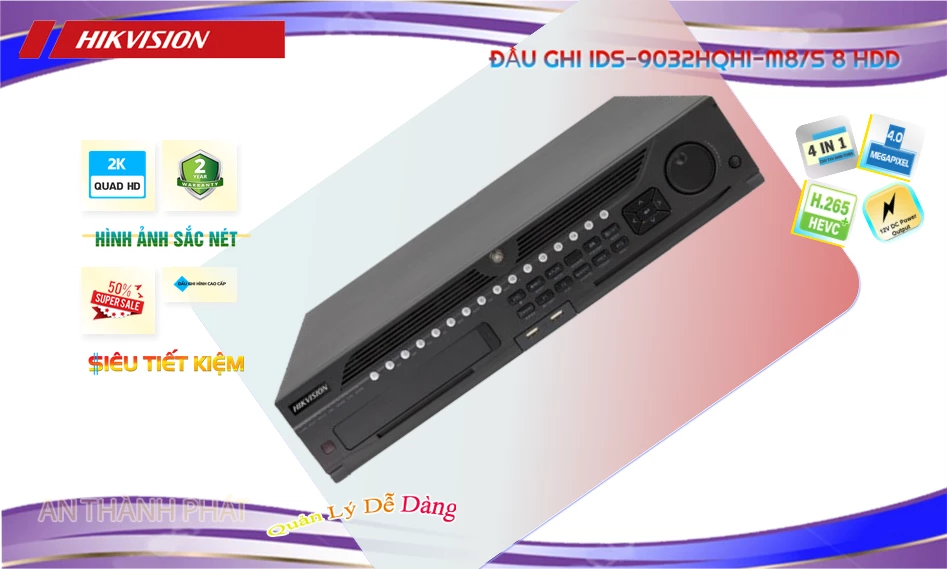 Đầu Ghi Camera iDS-9032HQHI-M8/S Hikvision