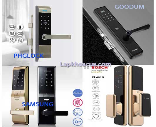 Khóa cửa điện tử thông minh Chuyên cung cấp và lắp đặt các loại khóa cửa gỗ, cửa sắt , cửa nhôm . khóa điện tử thông minh Phụ kiện bếp Edel , Hafele inox304 nhập khẩu cao cấp Cung cấp & lắp đặt khóa điện tử thông minh nhập khẩu từ Hàn Quốc 