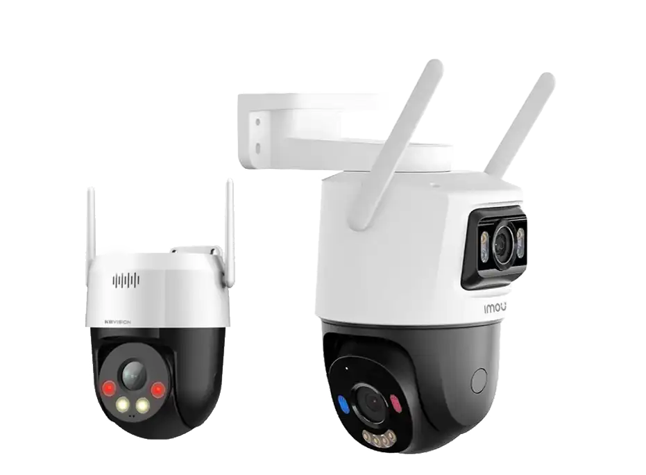Lắp camera xoay 360 Có Ánh Sáng Kép